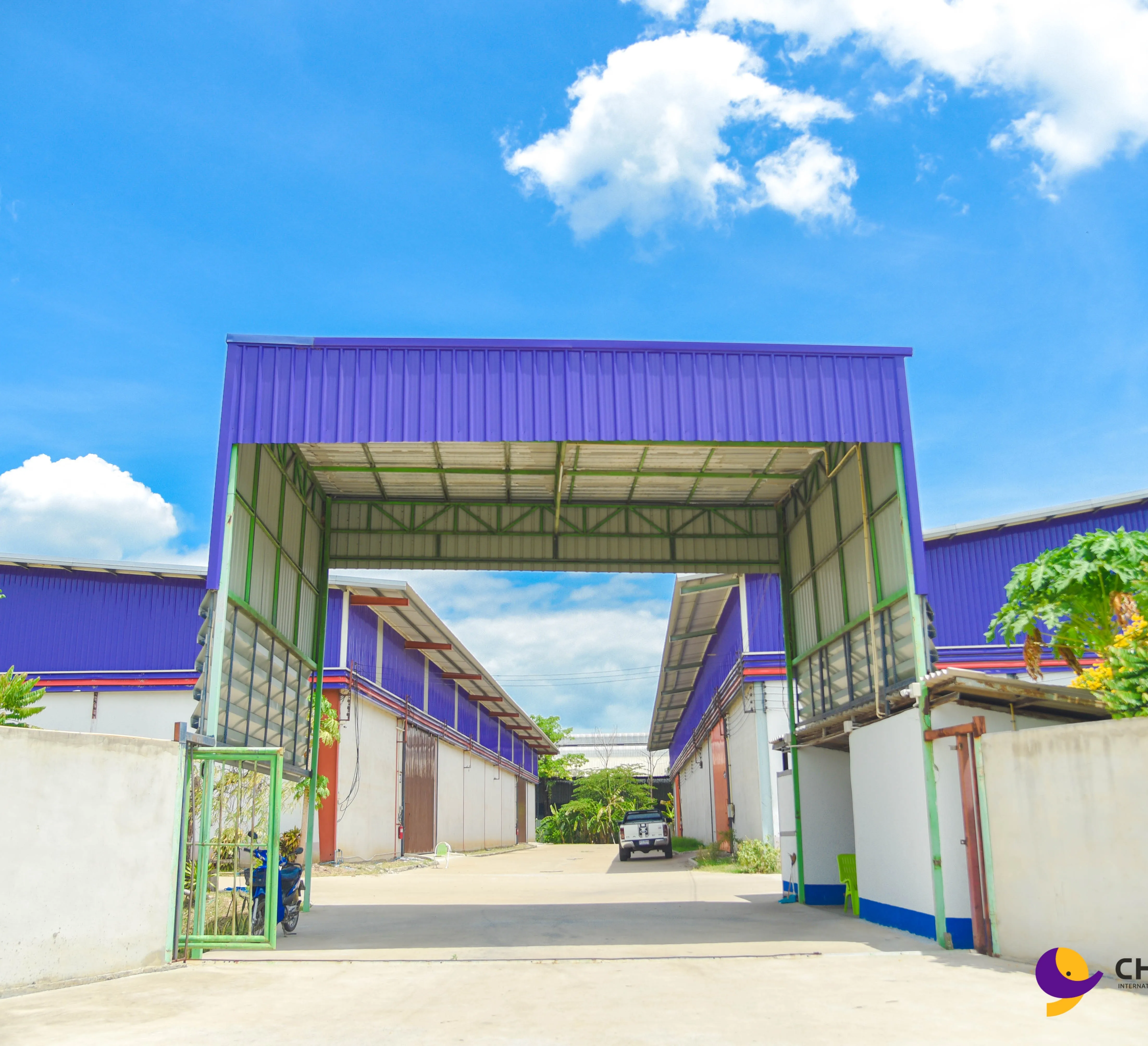 High Raise Space Rent A Warehouse Land Steel Structure House  Sai Noi Nonthaburi In Thailand