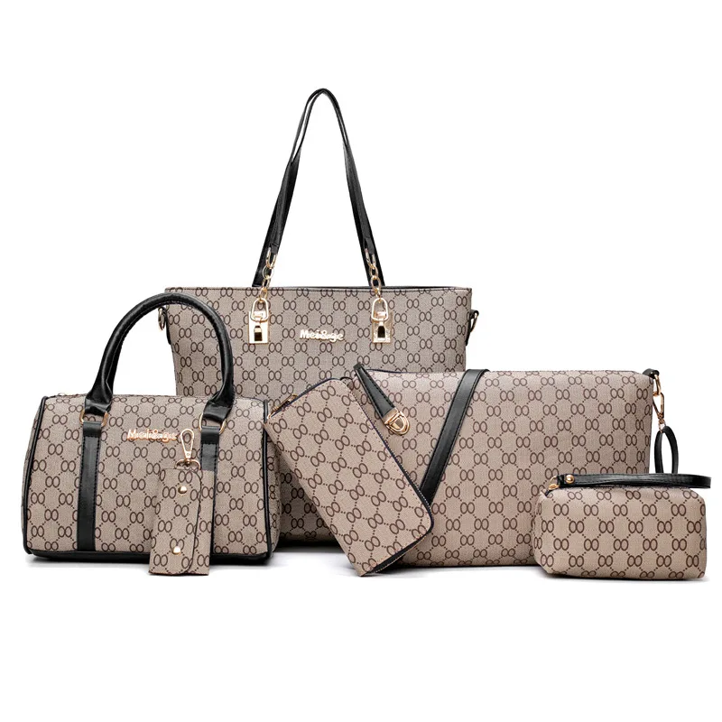 MH3013 2020 fashion designer handbags sets 6pcs PU leather purses and handbags bags handbags women famous brands luxury