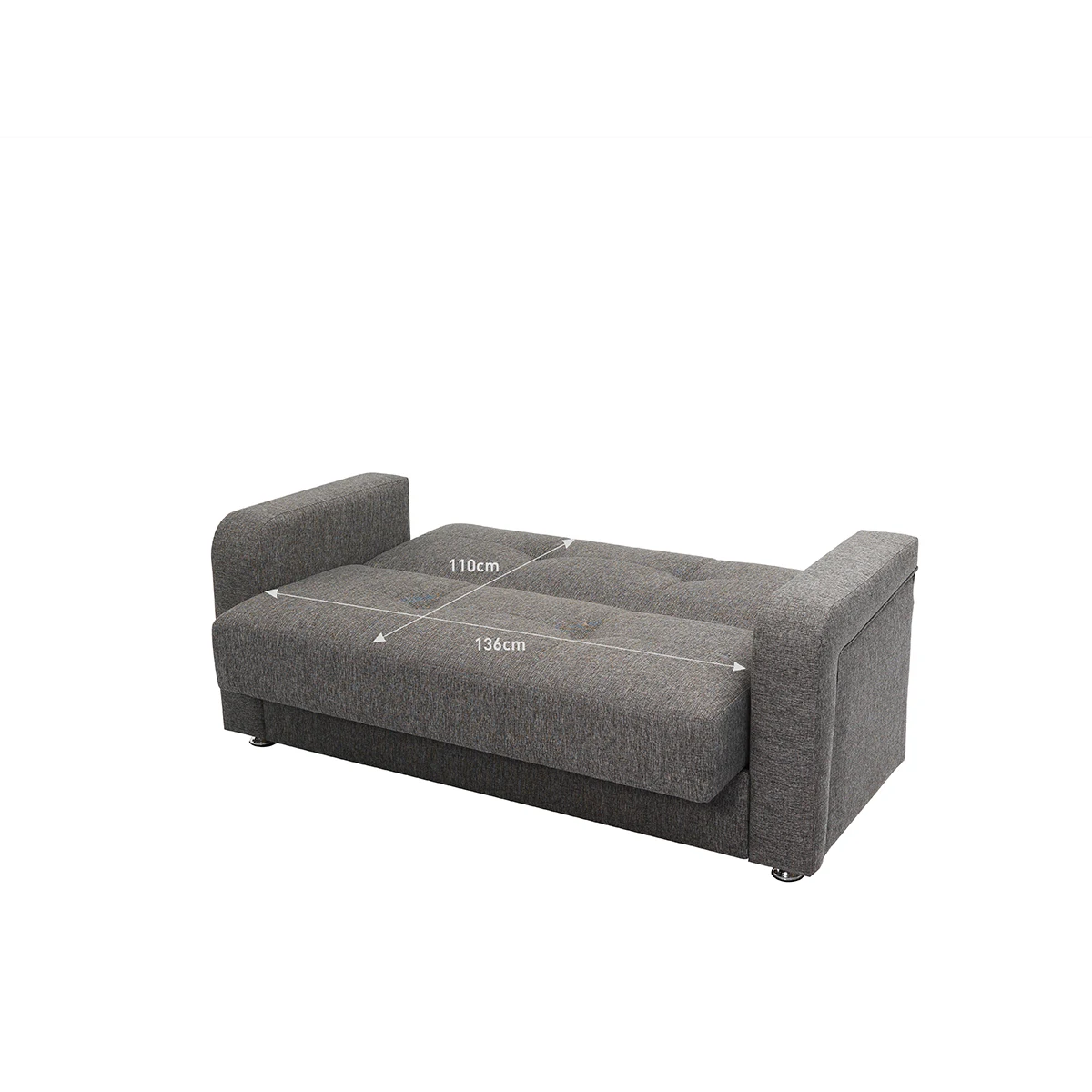 OEM Cheap Convertible small single seat sofa with storage for Living room with click Clarke mechanism Made in Turkey