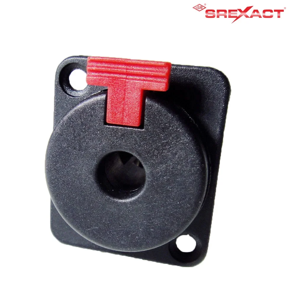 Plastic housing 1/4' TRS 6.3mm mono phone jack