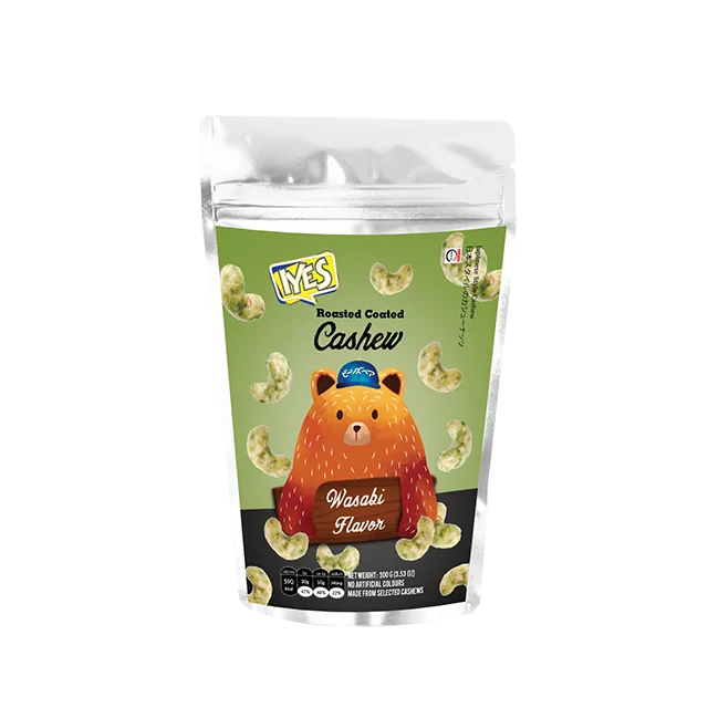 Iyes Bean Bean Bear Roasted Coated Cashew Snack 100 gr Wasabi Flavor