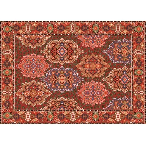 Non-Chemically Washed   Rectangular Hand-Knotted Woollen Carpet And Rug In The Sizes Of 1.7x2.4m For Living Room From Vietnam