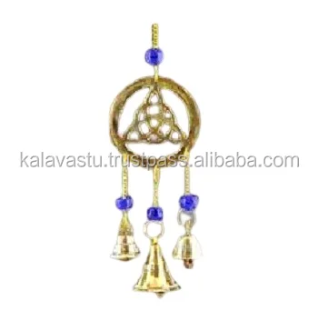 brass bell wind chime with OM