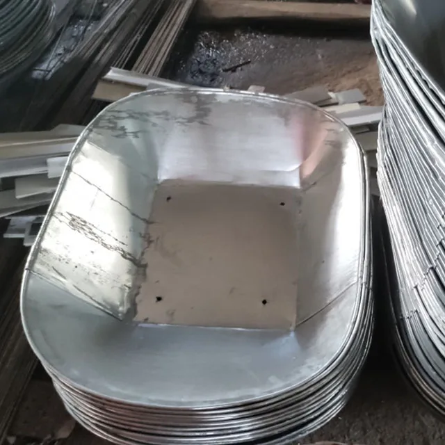 Plastic Tray Pure Mini Wheelbarrow Kit Electric Motor Power Drum Rubber Origin from Vietnam with Solid Thickness 5-5.5mm Lachong