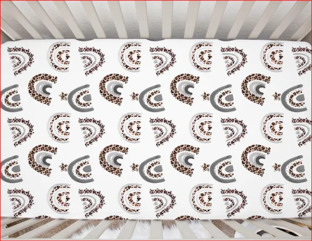 baby crib sheet 100% cotton