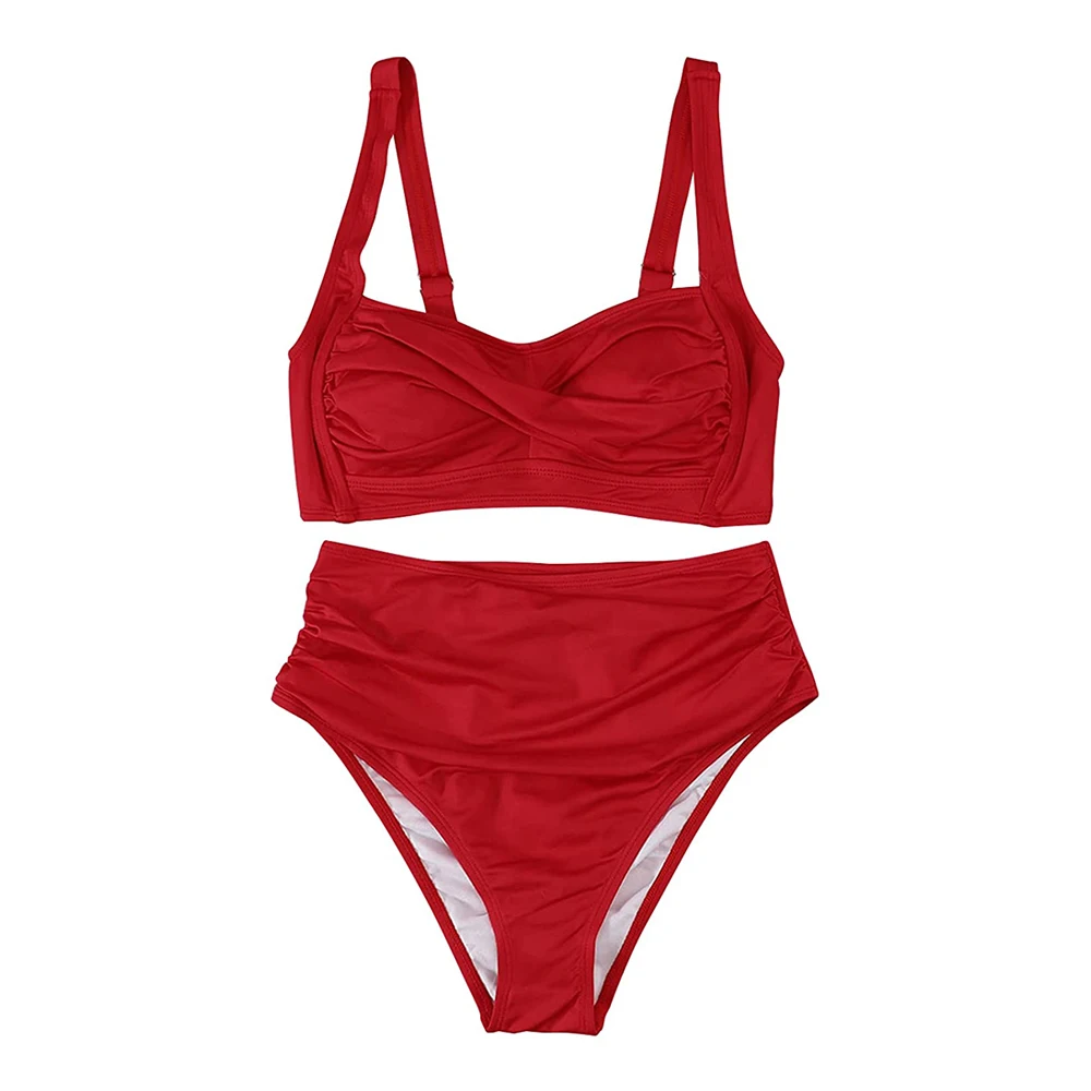 2023 wholesale price plain color swimsuit swimwear Cheap bikini bandage bikini