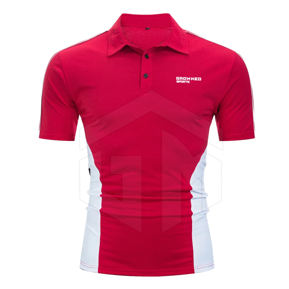 
Рубашка-поло в полоску, с коротким рукавом, из полиэстера и хлопка 