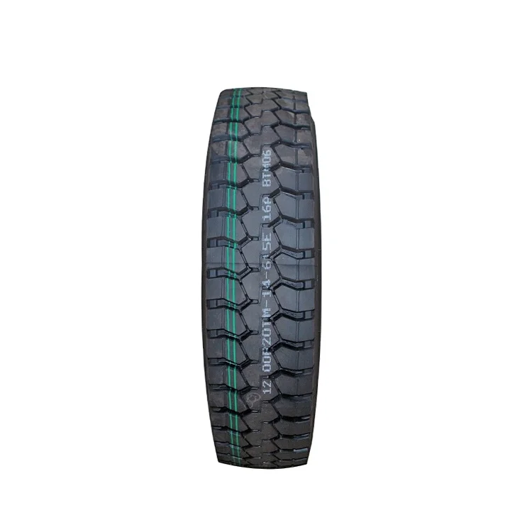 China manufacturer supply natural rubber material truck tire 12.00R20-20PR SD720 tyres with 100% safety Amboton brand