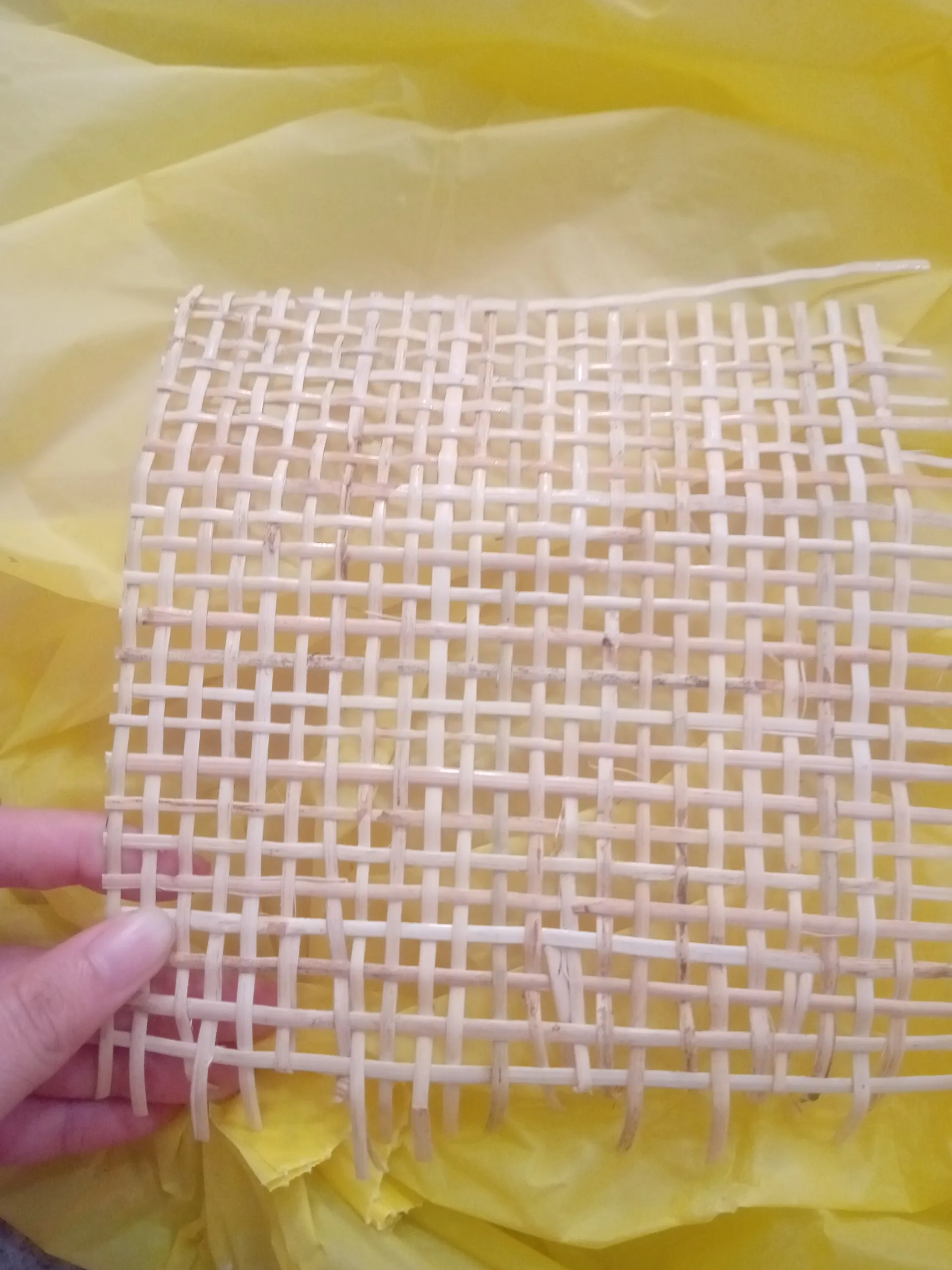 Wholesale Rattan Webbing Cane Open/Square/Close knit premium rattan webbing roll