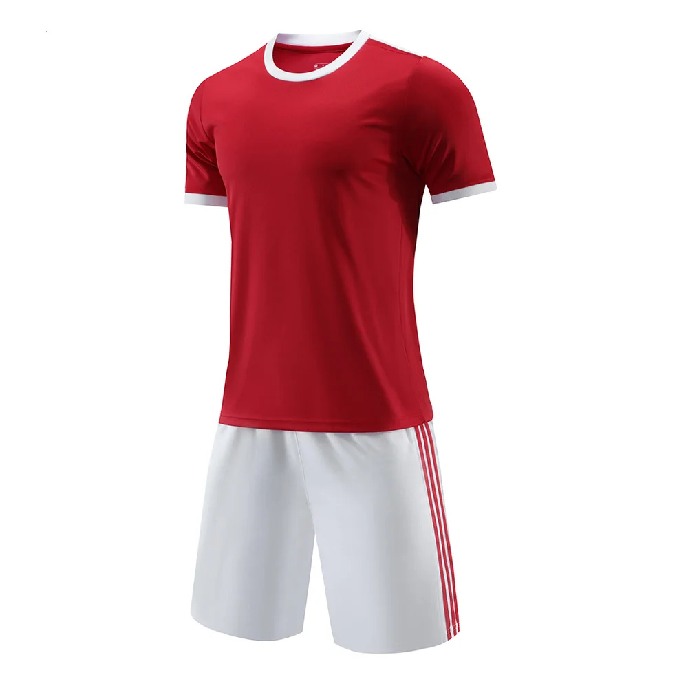 High Quality Cheap Soccer Jersey 100% Polyester Club Soccer Uniform Football jerseys european uniforms