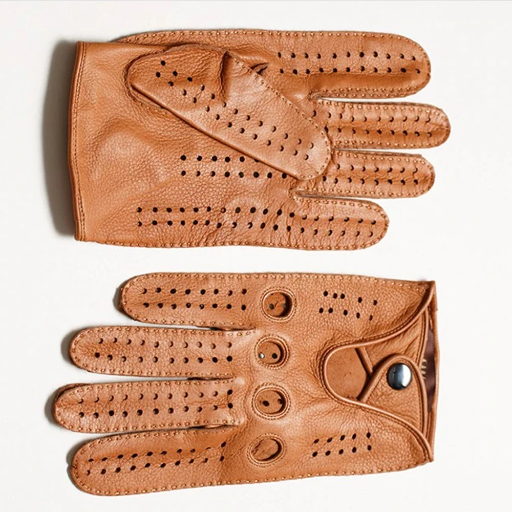 Защитные перчатки для вождения из овечьей кожи