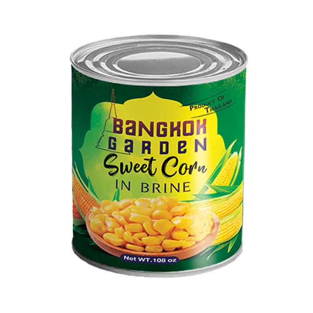 Wholesale Healthy Canned Sweet Corn In Brine Packed 15oz. made in Thailand factory
