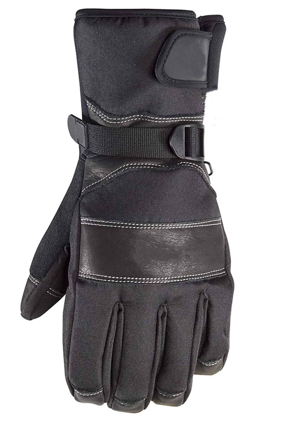 2025 Cowhide Leather Gloves Black Leather Palm Winter Gloves With Waterproof Insert Work Safety Gloves