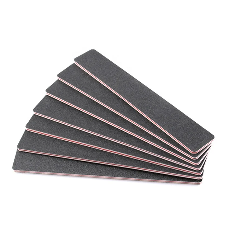 
Personalized Gift Black Sand Paper Disposable Zebra 100/180 Grit Nail File 