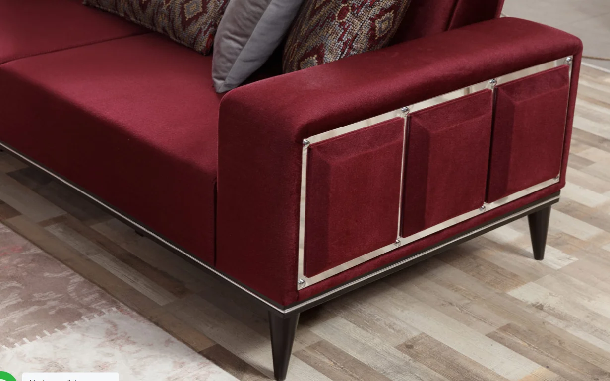 Suphi Roma Collection Hotsale Sofa Set Living Room Furniture  Modular Design Beige Chesterfield Top Quality With Best Price