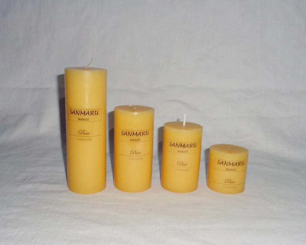 
 Свеча ручной работы для украшения столбов  