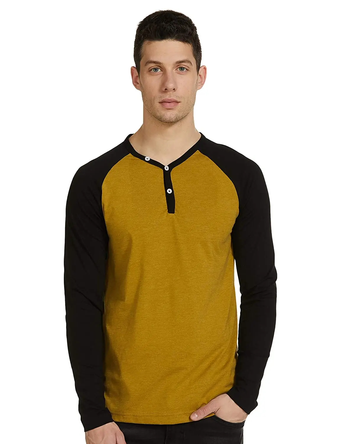 GYMNASTIC WEAR Men  100% Cotton button  Round Neck T-Shirt