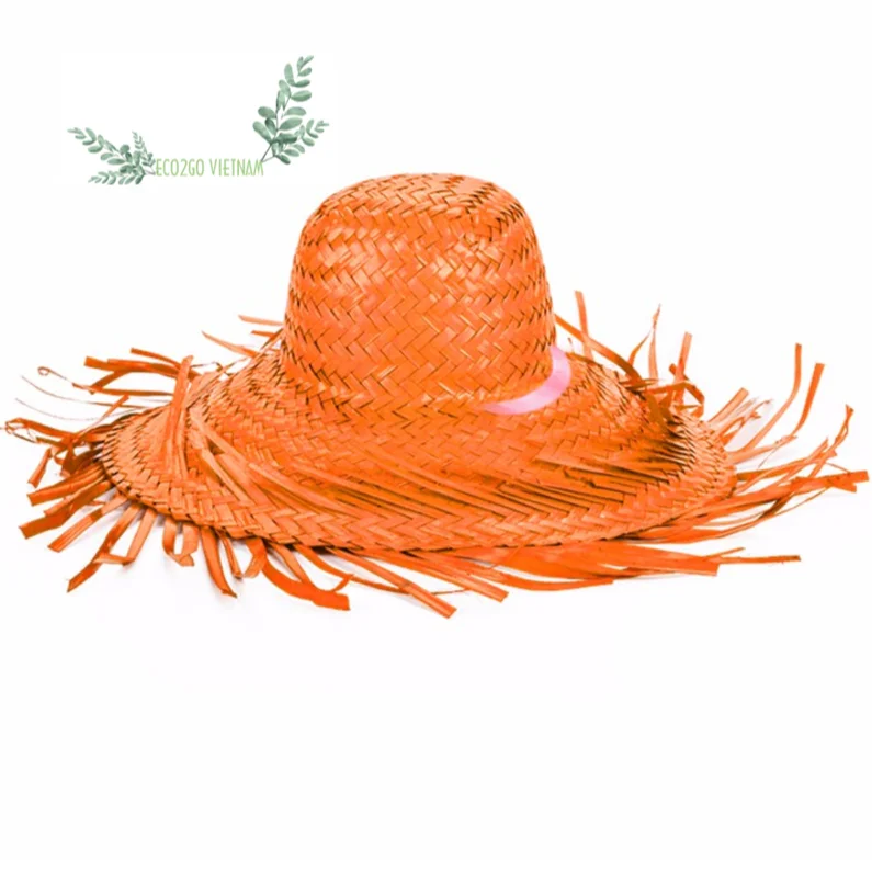 High Quality Design Fashion Wholesale Summer Spring Natural Straw Hats Custom Patch Sun-Proof Outdoor Straw Beach Hat