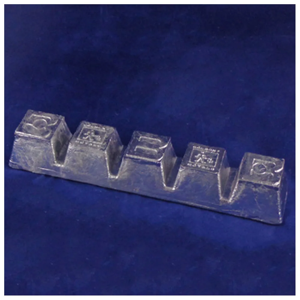 Belmont Anti-Friction Babbitt Alloy ASTM B-23 Grade 8 of 5-8 Ingot Use for Low Speed Applications Stainless Steel Alloys