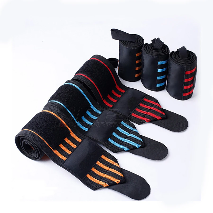 Low MOQ Wholesale price Good Quality Custom Power Weight Lifting Wrist Wraps Gym Bandage Straps