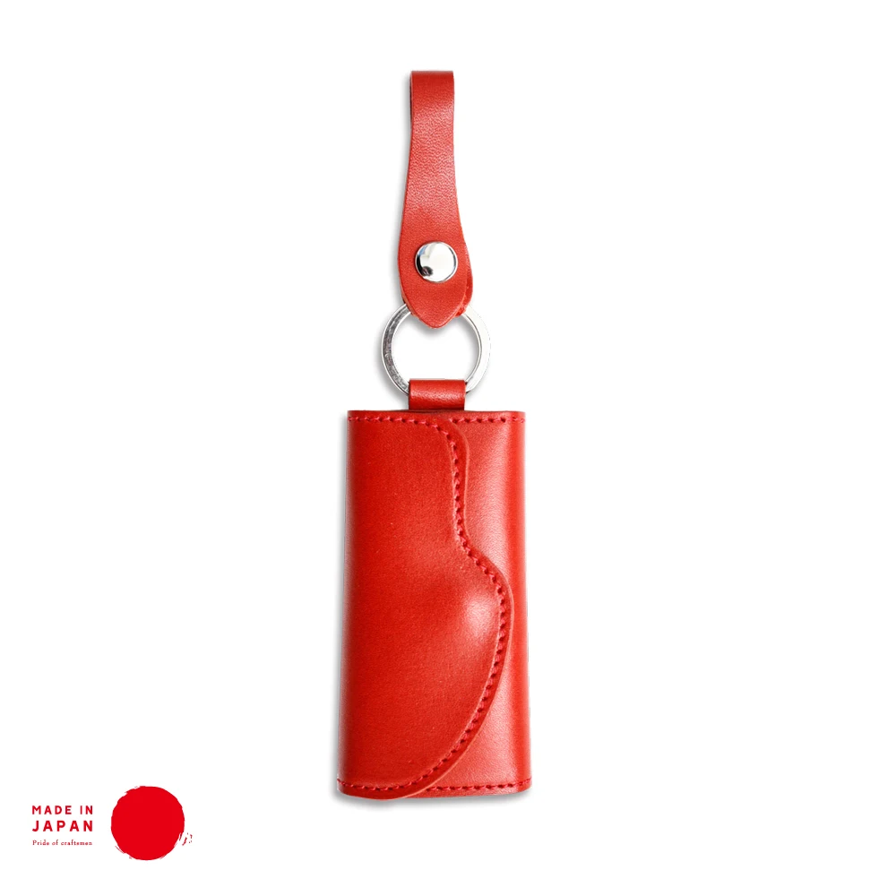 
[ TOCHIGI LEATHER ] Trifold Key Holder - Made in Japan 
