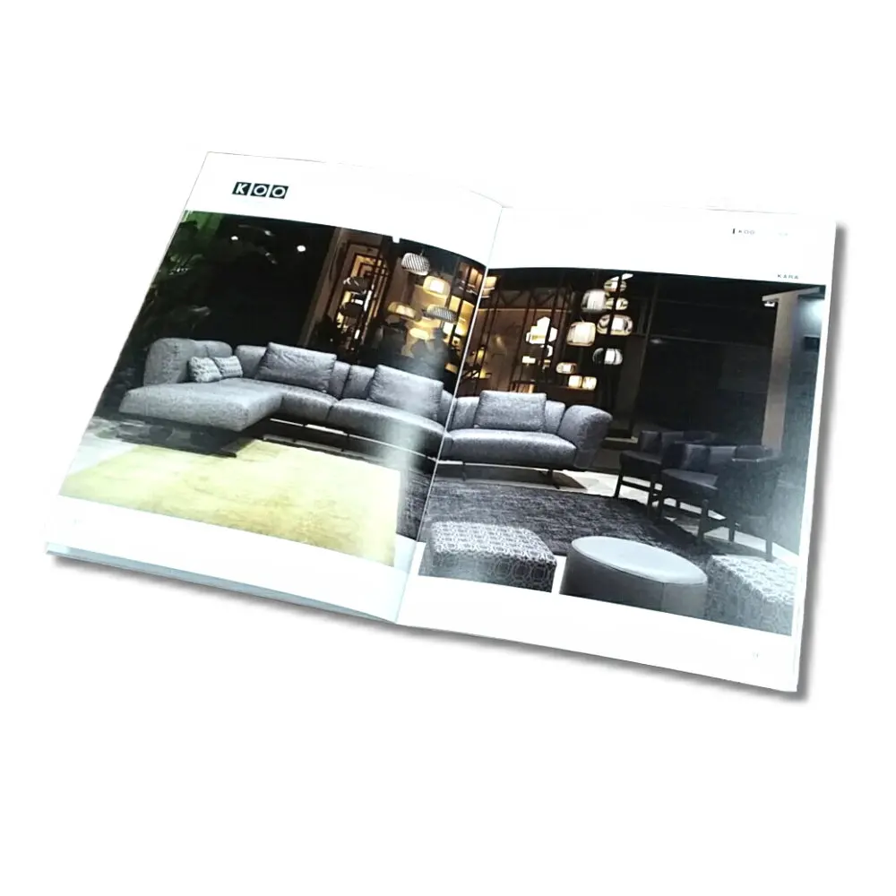 Подгонянный полноцветный Печатный бизнес-каталог