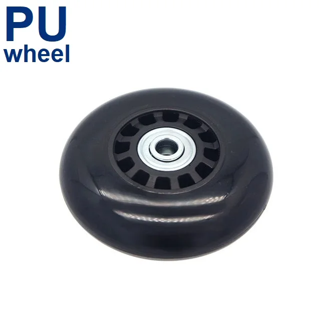Luggage Wheel Replacement Parts Various Sizes Wheels 3 Inch PU Durable Bag Ball Bearing Chair