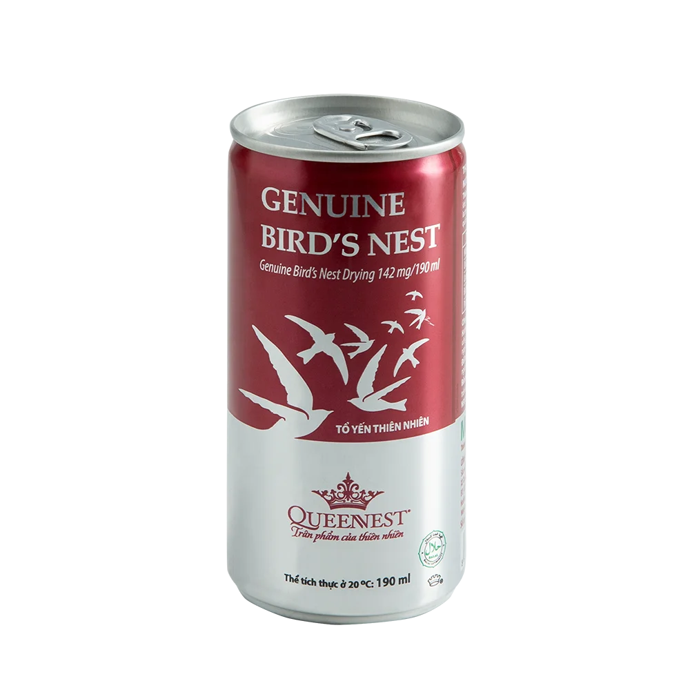Оригинальный напиток QUEENNEST в виде птичьего гнезда 1% (6 банок x 190 мл) из Вьетнама