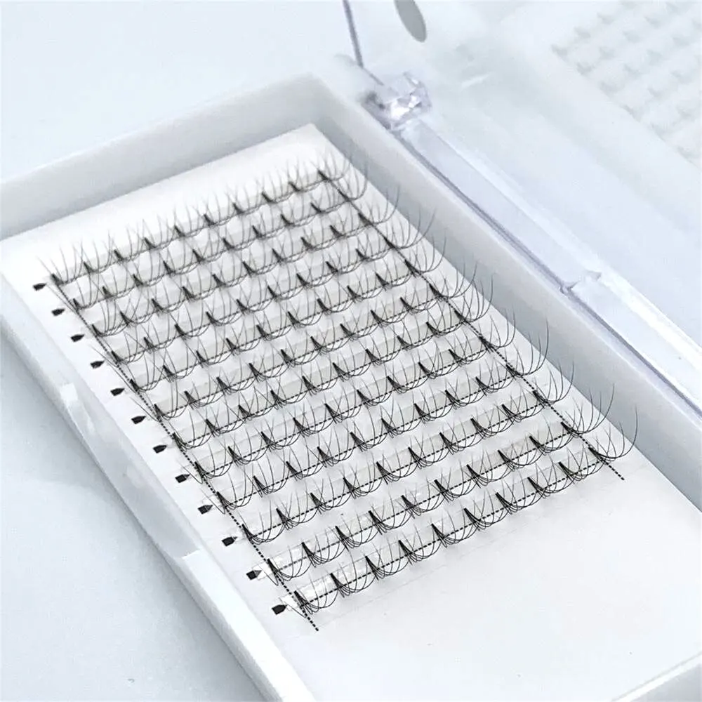 
10D 0.05 D curl premade volume fans tray eyelash extension 10d premade fans big box 10d lash extensions 