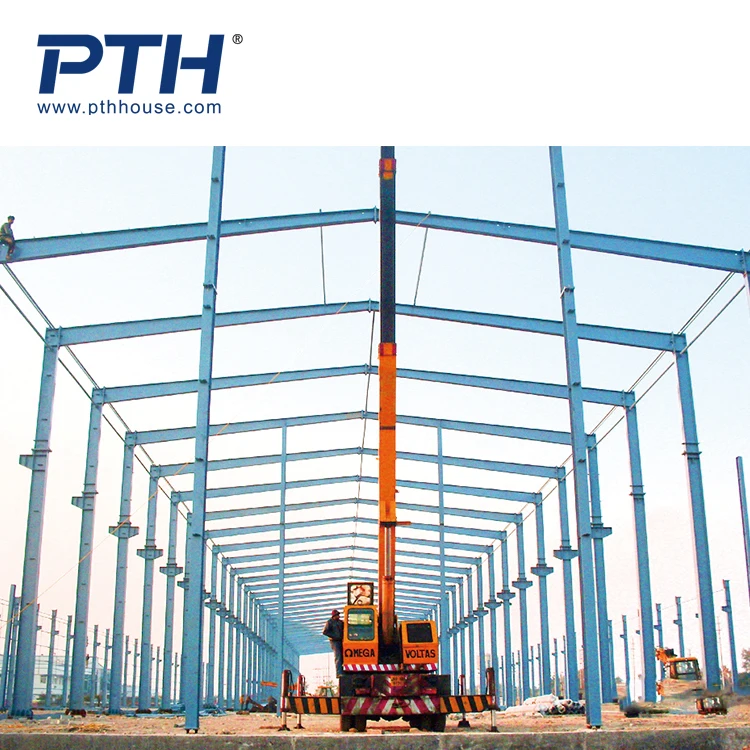 Customized prefabricated steel structure building low cost  hotel factory workshop warehouse steel building