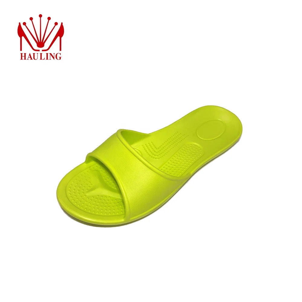 Antibacterial Shower EVA Sandals and Slippers Open Toe EVA Sandals Men Red Blue Yellow Green Colors Quick Dry Pass SGS Sandals