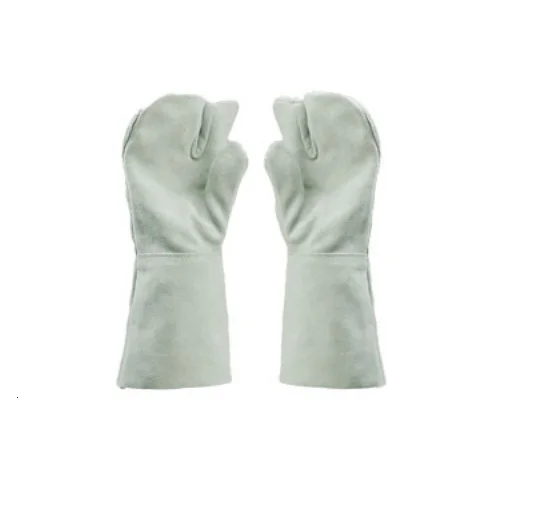 Split Leather Welding Gloves Mitten