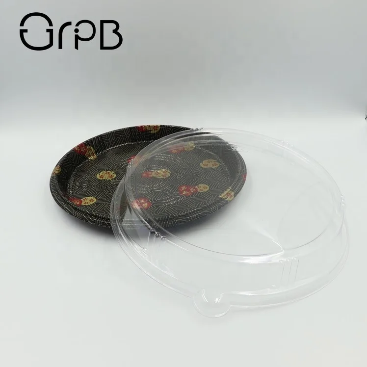 disposable food prep plastic packaging sushi plate