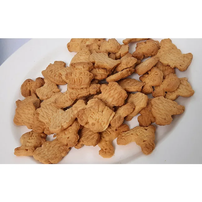Wholesale Animal Shapes Pattern Milk Cookies with Animal Names Good For Kids Learning Sweet Milky Baked Cookies Malaysia Made