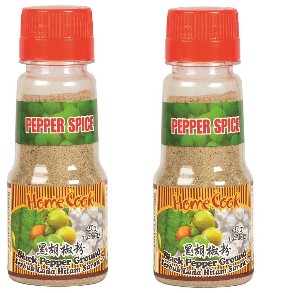 Лучший бренд, 40 г, сушеный черный перец HomeCook в бутылке, добавляет вкус и специи овощам, салатные повязки,