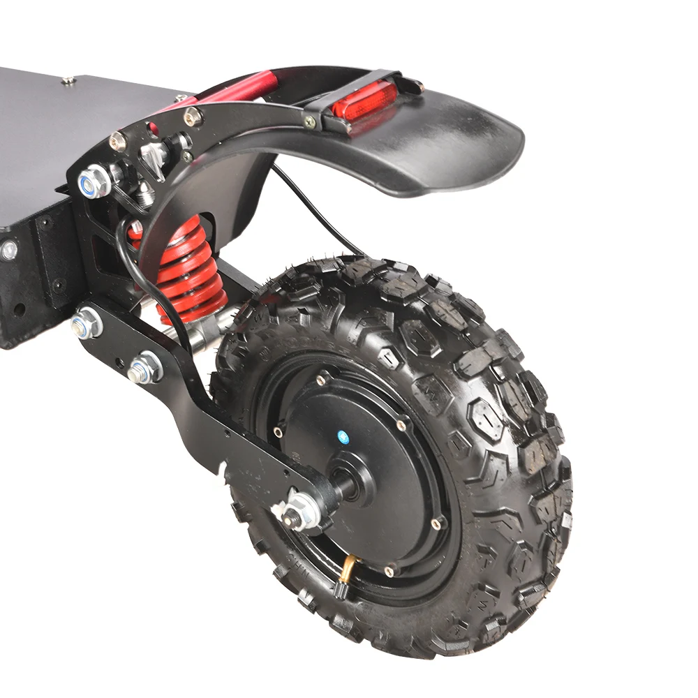 China High Speed 1200W Dual Motor Double spotlight 11 Inch Off Road Wide Tire Mobility Scooters Electric Scooter For Adults