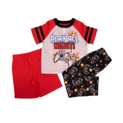 WM approved factory sublimation print FR pajamas PJ children clothing for boys