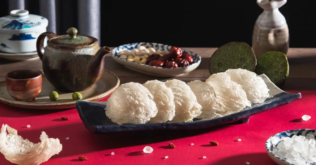 Птичье гнездо, чистый съедобный из Вьетнама-100 г/коробка (Птичье гнездо мистер нам Бу)