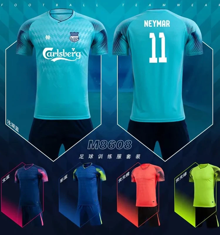 21-22 Hot Selling Colorful Match Training Jersey Sport Jersey Football Jersey Uniform