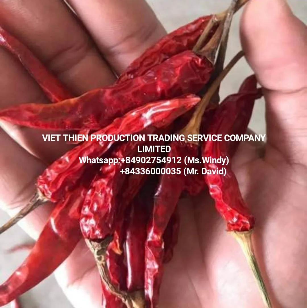 Высокостандартный экспорт вьетнамский сушеный Чили высококачественный натуральный красный перец чили по тонной цене