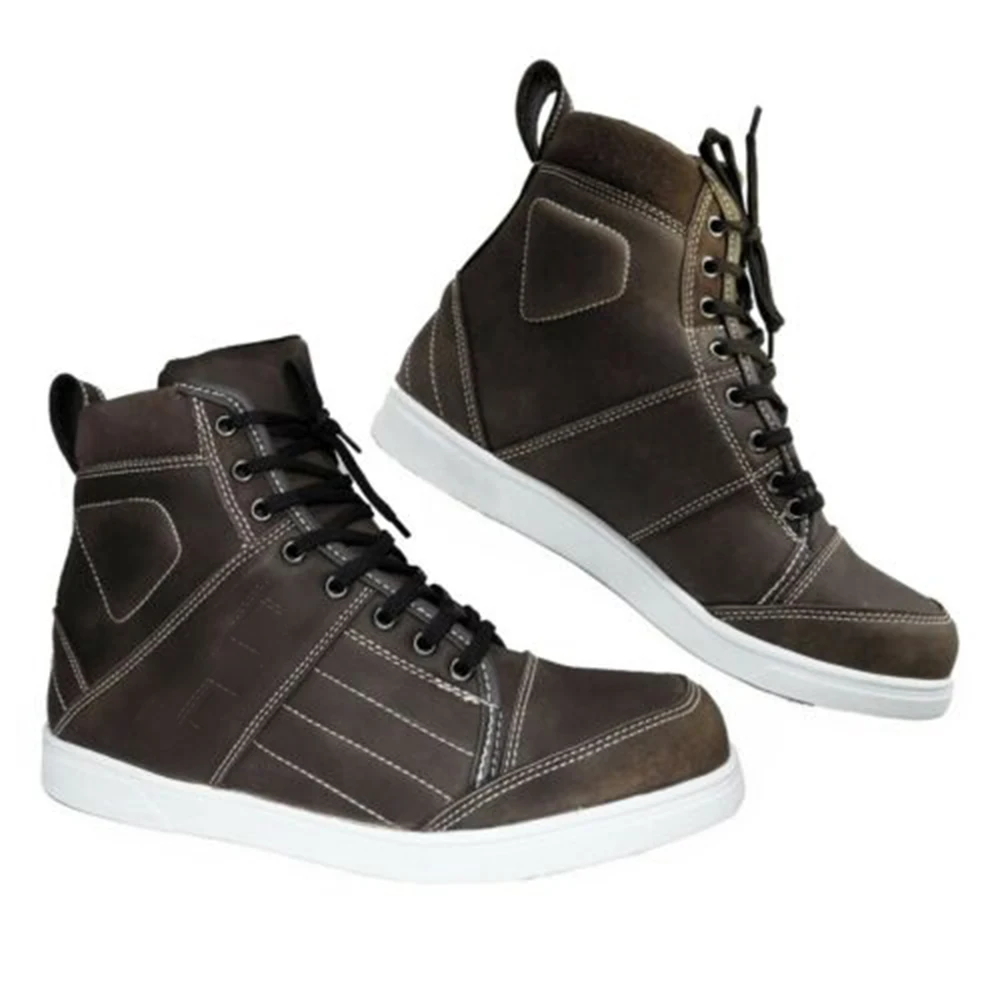 Attractive Design Leather Shoes Sports Motorcycle Racing Shoes Riding Racing Motorbike Boots For Sale