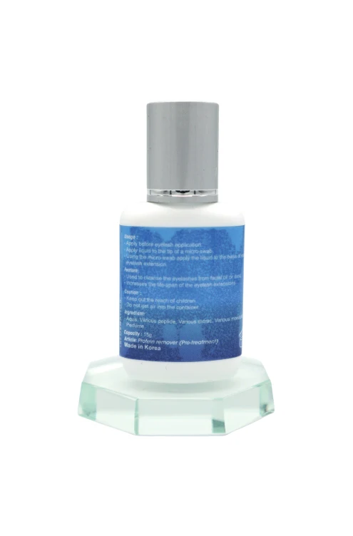 
Pre-treatment 15ml Professional / Protein remover / Eyelash extension, Made in Korea / Collagen type 