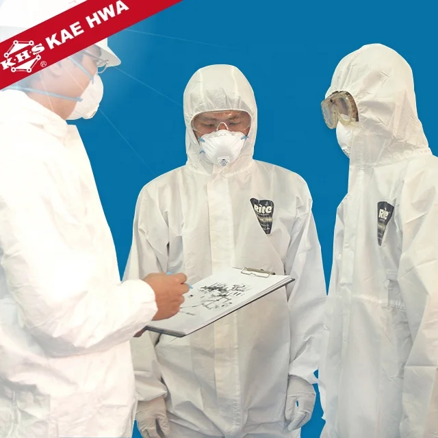 Нетканый Комбинезон одноразовая Жидкостная ткань для работы