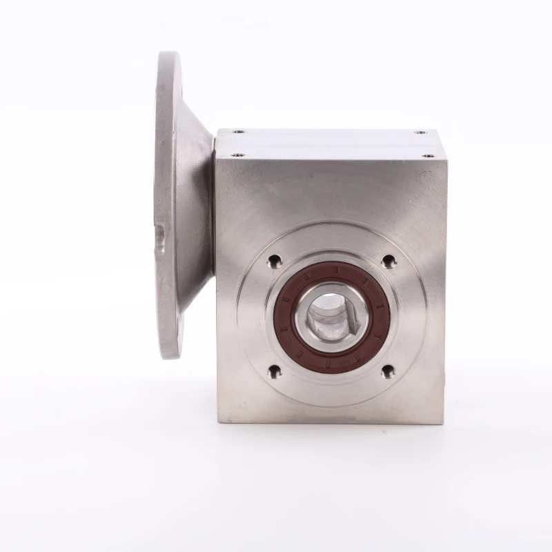 Manual Gearbox Reducer Turn Device 1:80 Ratio Speed Worm Gear Box with Electric Motor