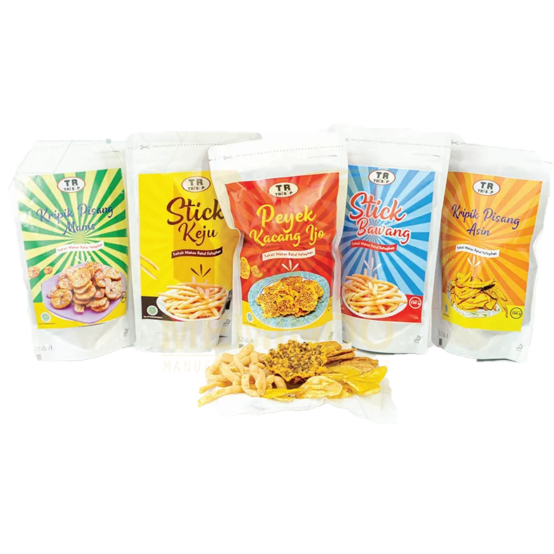 Best Price Wholesale TRISIP Indonesia Fried Mung Bean Crackers 80g per Bag 100% Natural