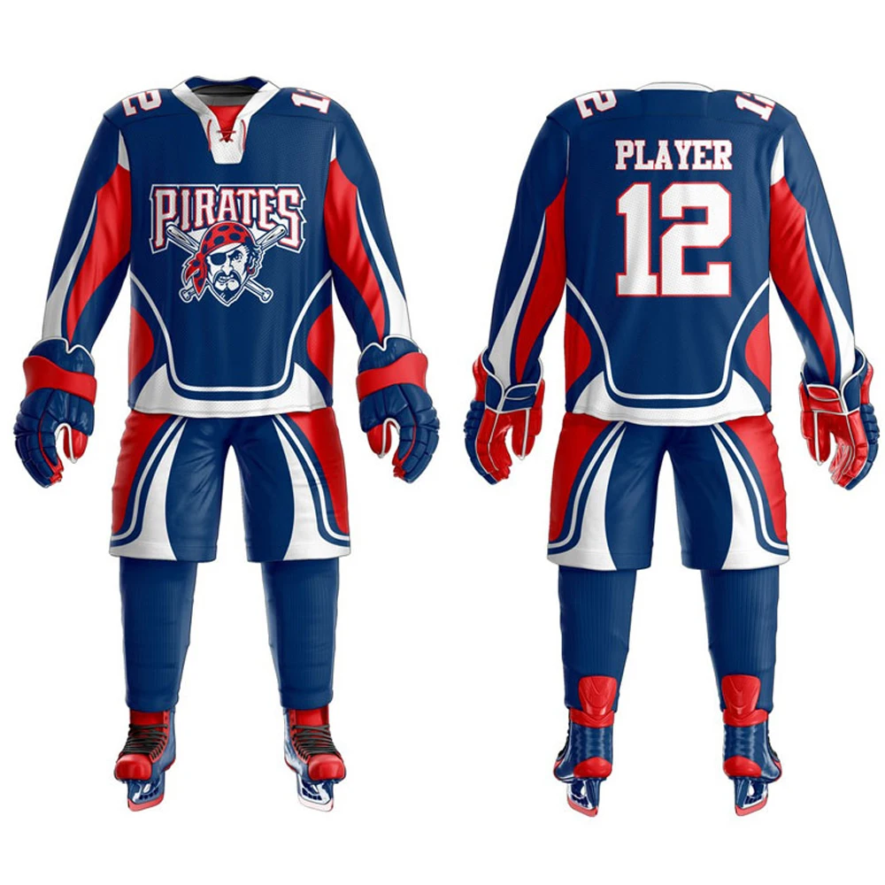 2021 новая горячая распродажа лучшее качество спортивные сублимации и принтовым дизайном для хоккея