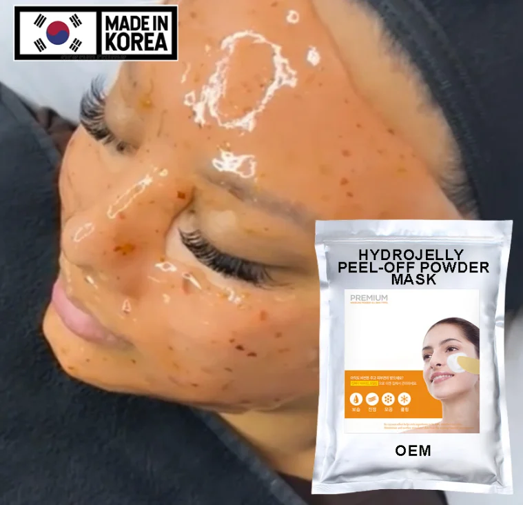 Made in Korea Vegan Hydrojelly Mask powder Korean alginate mask hyaluronic acid peel off mask Crystal Hydro Jelly modeling Mask