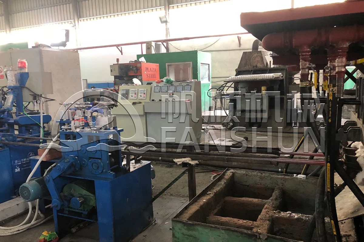 lndustries factory production line brass copper bar horizontal continuous casting machine for brass rod making line for sale