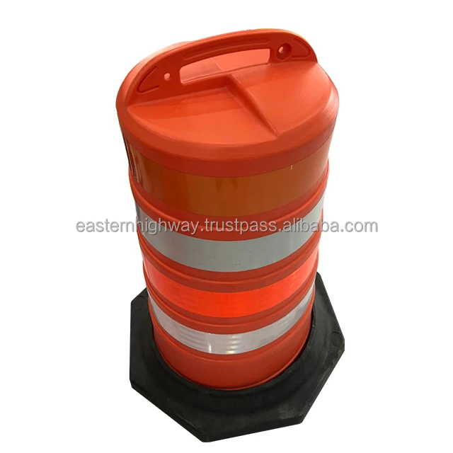 Water/Sand Filled Reflective Barrel Plastic Traffic Drum Crash Barrel Drum