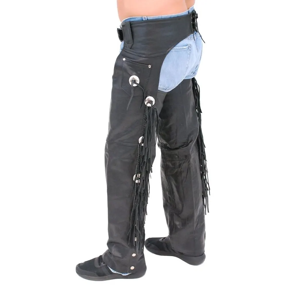Horse racing leather chaps wholesale leather chaps
